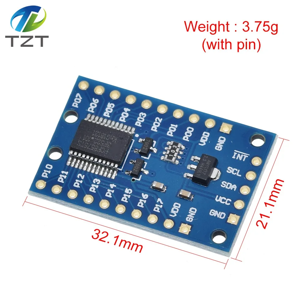 PCF8575 IO модуль расширения I2C до 16IO Интегральные схемы для arduino|Интегральные схемы| |