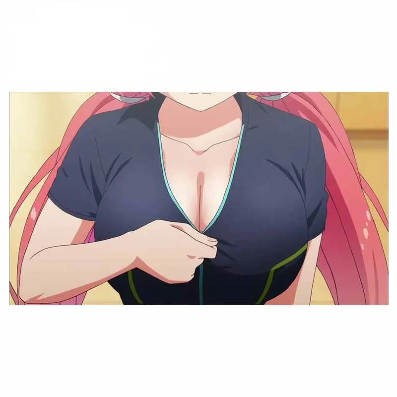 

13cm X 7.3cm For Sexy Anime Girl Scratch-Proof Car Sticker Car Accessories Decal DIY Custom Printing Decoration