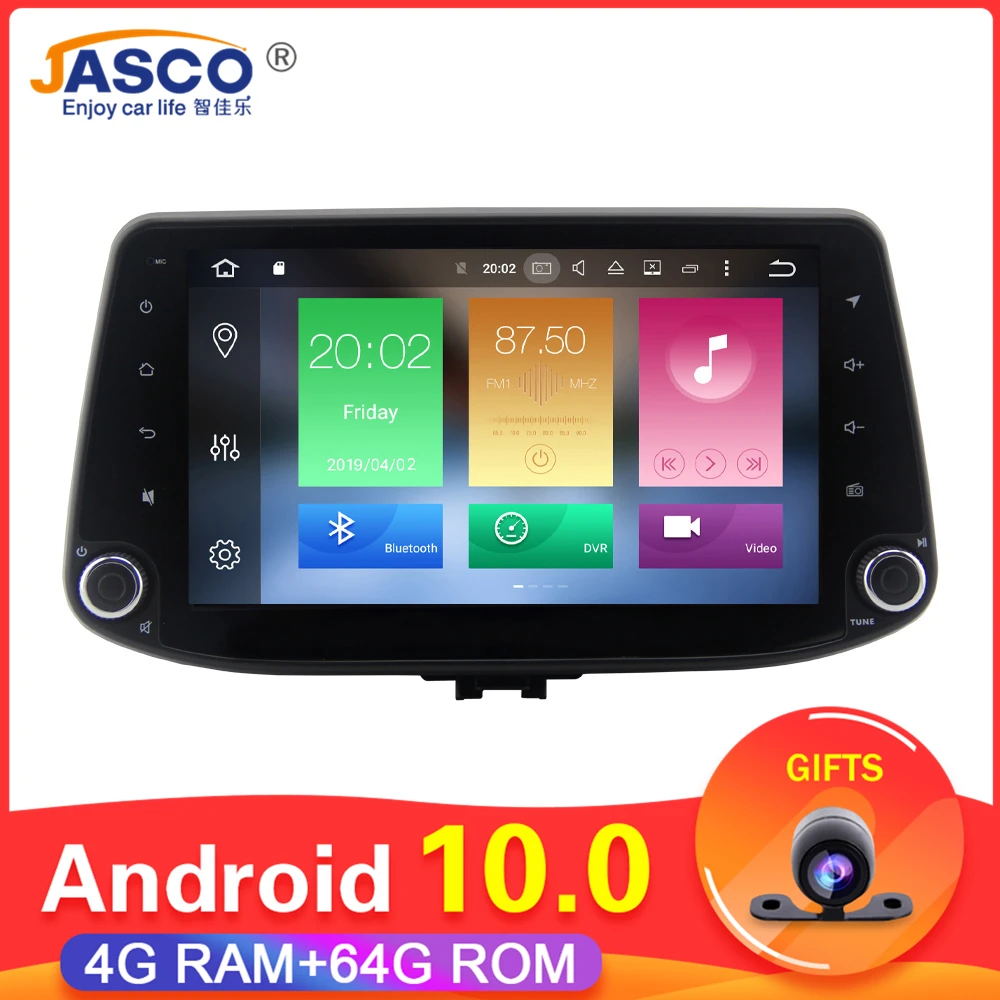 4 ГБ Android 10 0 автомобильный стерео DVD плеер GPS ГЛОНАСС навигация для Hyundai i30 2016 2017