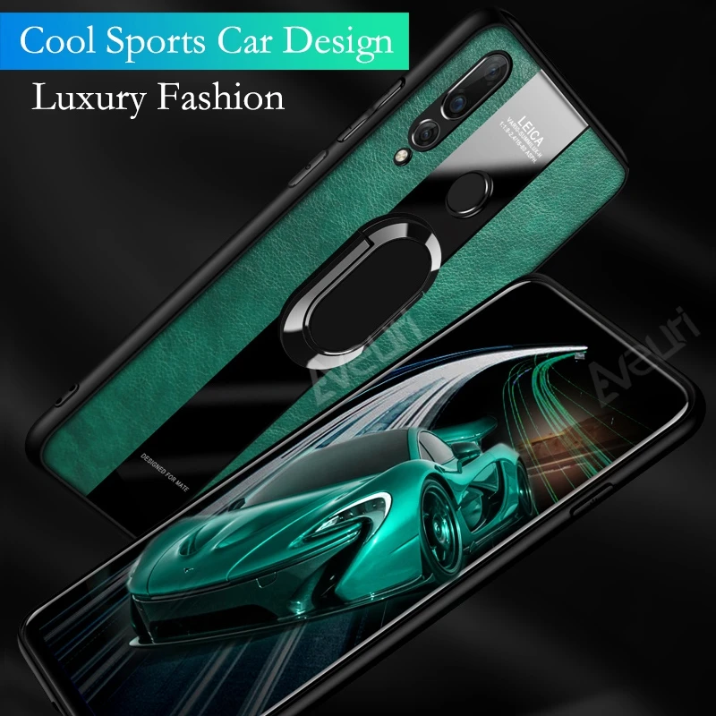 Магнитный автомобильный чехол для Huawei P20 P40 Pro P30 Lite Nova 2 3 i 2i 3i 5T P Smart Z Plus 2019 кожаный |
