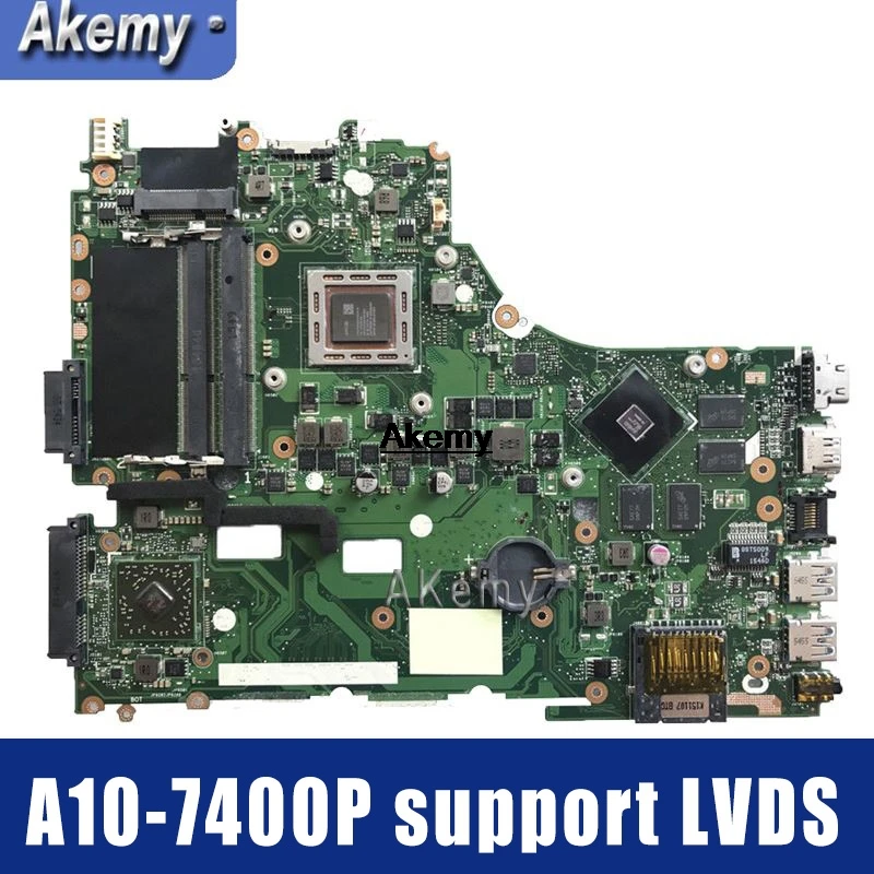 

Amazoon X550ZE For Asus VM590Z X550ZE laptop motherboard X550/X750 FX7600P/FX7500/A10-7400P support LVDS Test work 100%
