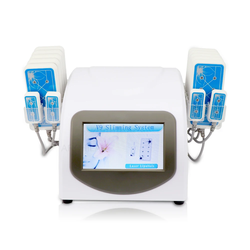 Высококачественный аппарат для снижения веса и липосакции с 14 лазерами сжигания