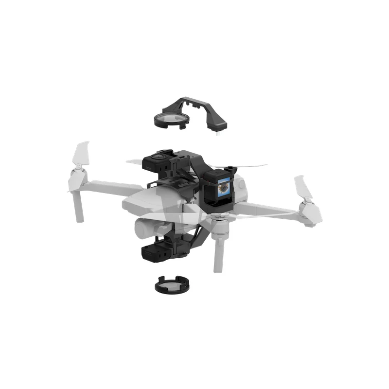 Оригинальный Insta360 One R Aerial Add On Split Lens 360 Mod Вертикальная батарея база Дрон Крепление