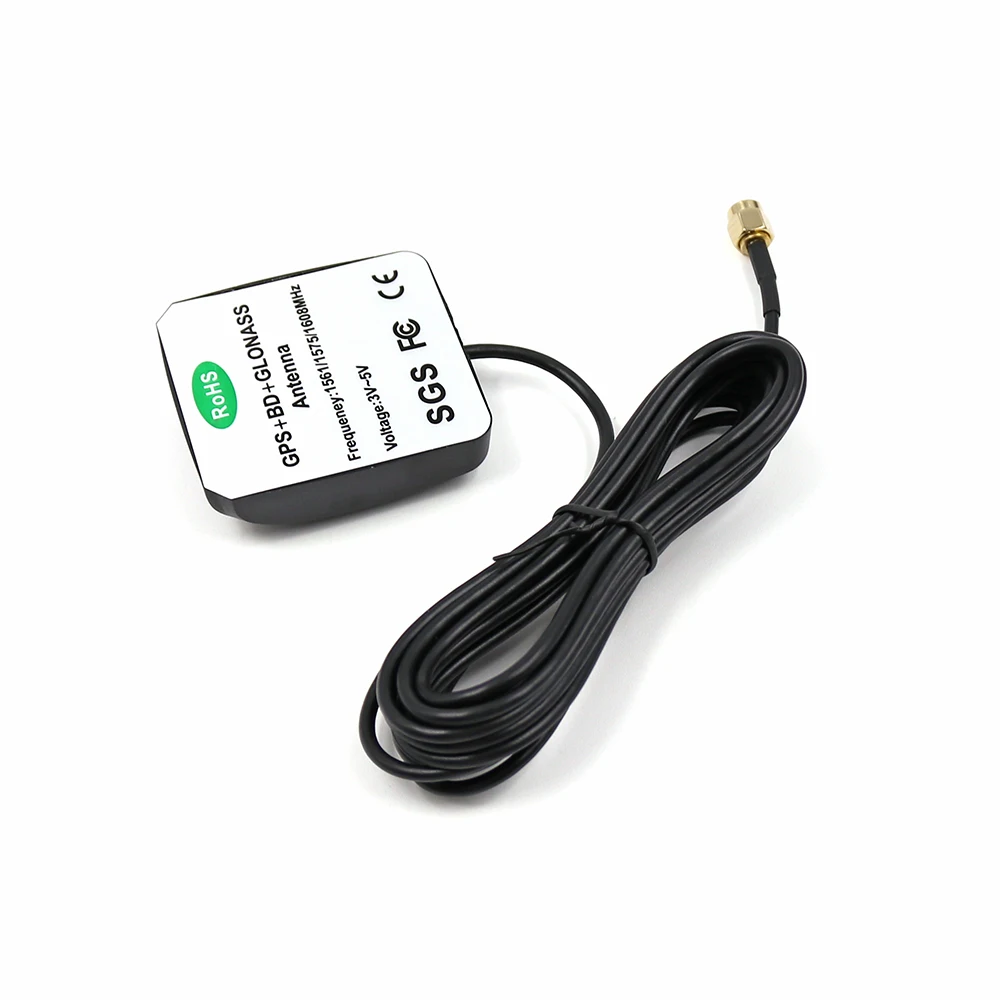 Антенна BEITIAN GNSS BEIDOU B1:1561 МГц GPS L1: 1575 42 ГЛОНАСС L1:1602 Галилео E1: SMA-J разъем BA-55 |