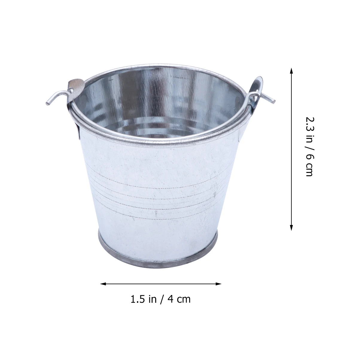 

24pcs Mini Metal Bucket Portable Flower Pot Vases Planters Lovely Candy Box For Wedding Party Home Garden Decoration