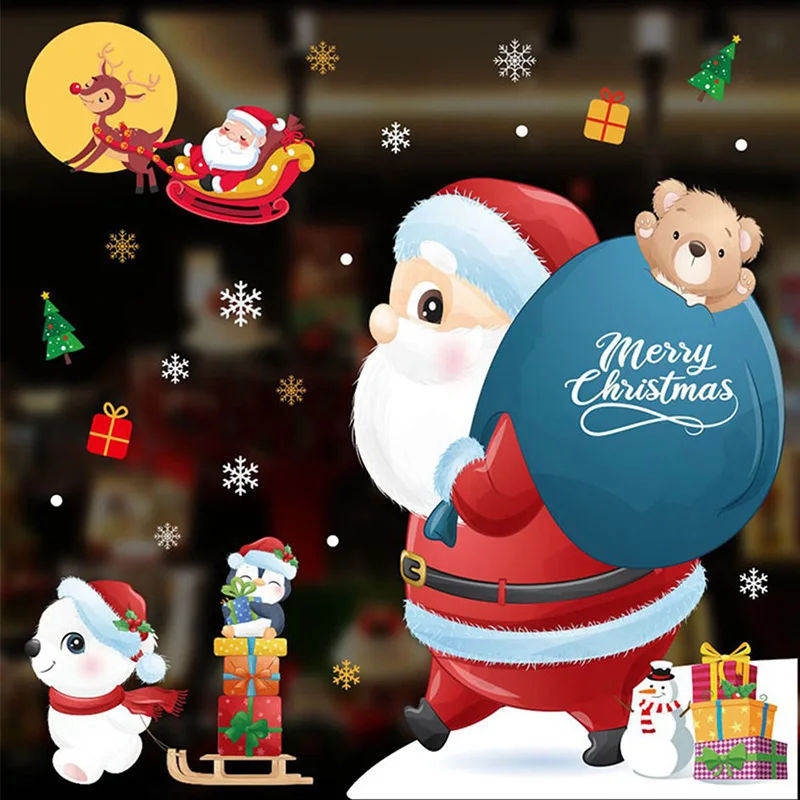 

Наклейки на стену с надписью «Merry Christmas»