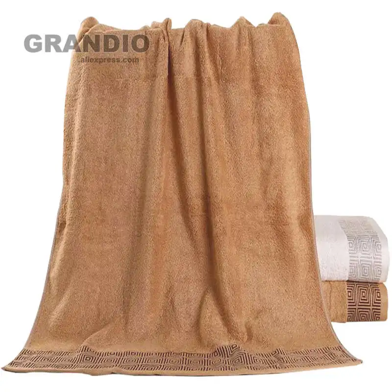 Банное полотенце для ванной комнаты Audlts 100% хлопок геометрический узор