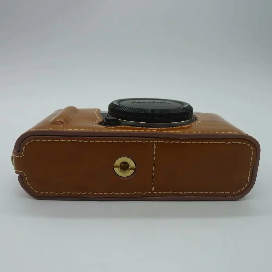 PU Leather Case Camera Bag for Fujifilm Fuji XE4 XE-4 Half Body Set Cover with Battery Opening | Bags & Cases