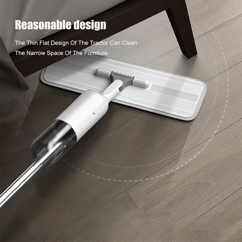 ONEUP спрей для пола с микрофиброй колодки 360 градусов вращающийся ленивый швабры