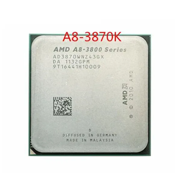 Процессор AMD A8 3870K FM1 3 0 ГГц 4 Мб 100 Вт процессор бесплатная доставка|socket fm1|socket fm1