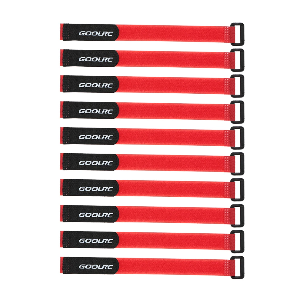 10Pcs GoolRC Strong RC Battery Antiskid Straps Bands 285mm for Drone Helicopter and Car | Игрушки и хобби