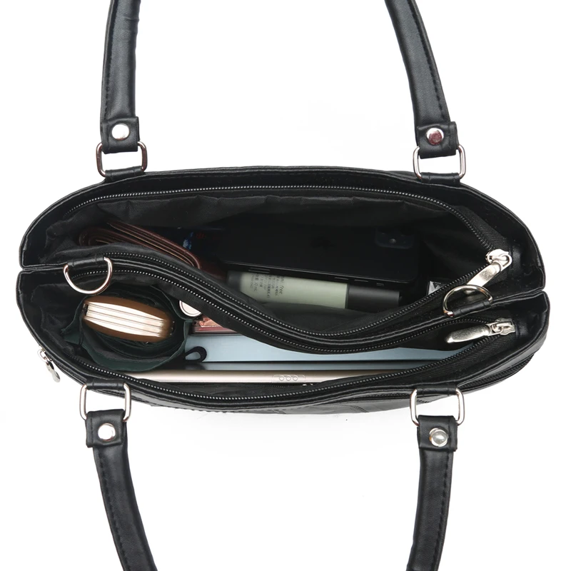 

Luxury Sheepskin Women Handbag Top-Handle Bag Genuine Leather Tote Bags Brand Designer Bags Lady Vintage Patchwork Shoulder Bag