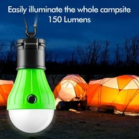 new 100 lumens portable ultra bright camping tent light bulb 3 led outdoor hanging lantern lamp tents light tent accessories