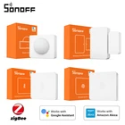 Датчик охранной сигнализации SONOFF Zigbee Suit для умного дома, датчик охранной сигнализации для EWelink SONOFF ZBBridge, требуется работа с Alexa Google Home