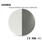 1,56 1,61 очки с защитой от сисветильник, фотохромные серые линзы, линзы с диоптриями из смолы, оптические линзы для близорукости