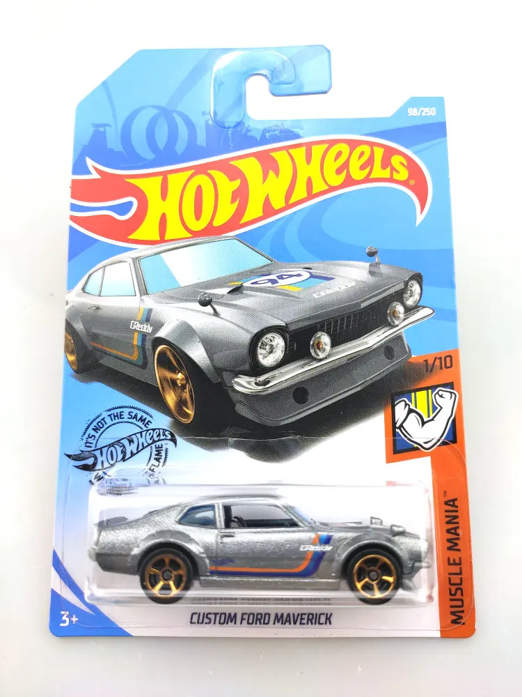 Hot Wheels 1: 64 Автомобиль AUDI BATMOBILE HONDA форта CHEVY DODGE металлическая литая модель автомобиля детские игрушки подарок - Цвет: FORD 2019-98 gray