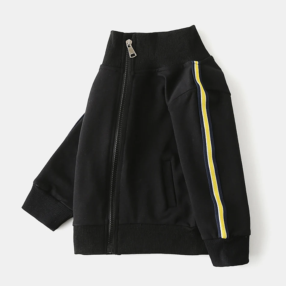 Зимняя модная спортивная однотонная теплая флисовая толстовка для мальчиков и