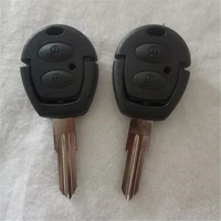 dakatu blank replacement car key shell for chery qq 2 button remote key shell