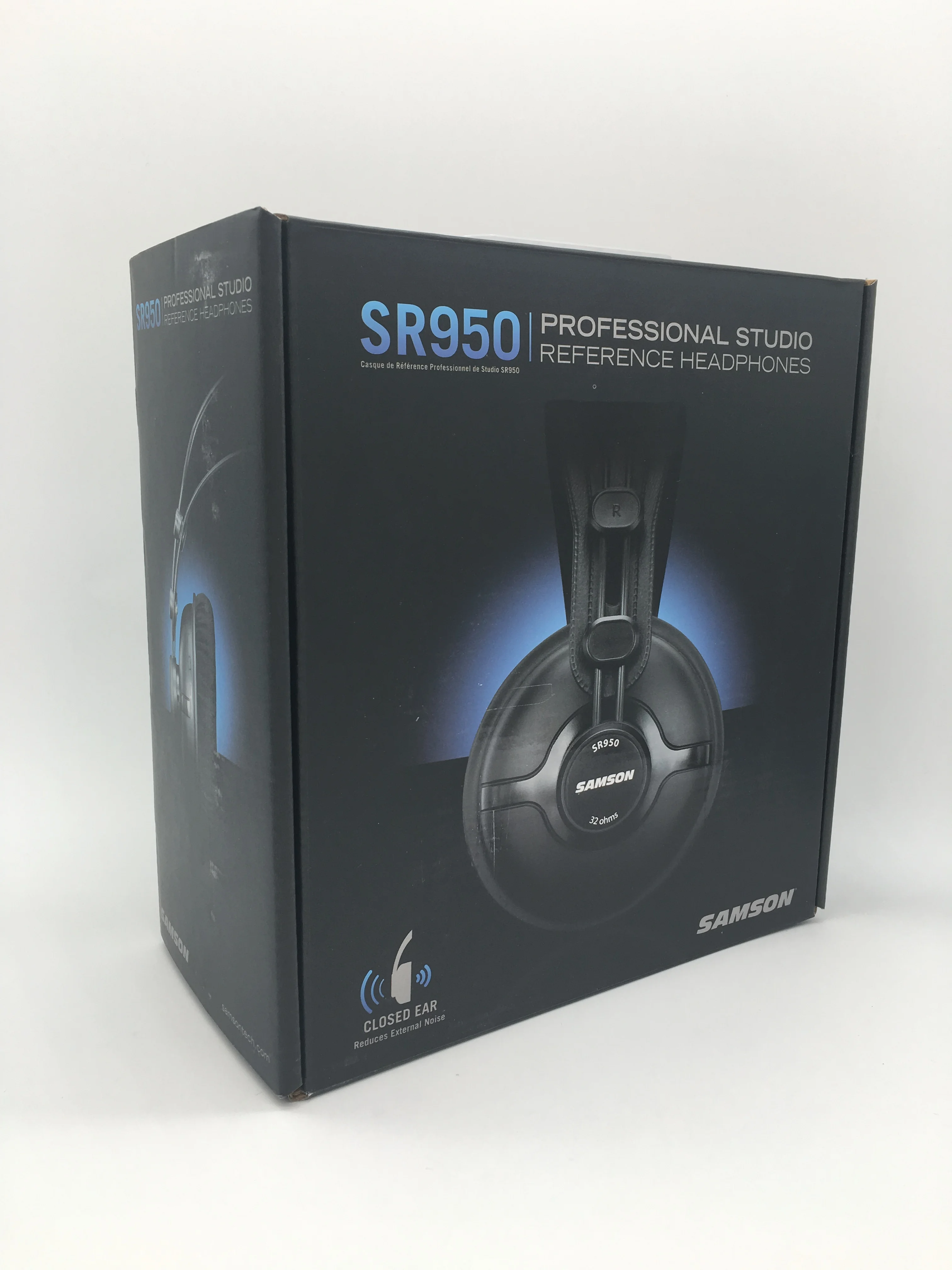 Оригинальные профессиональные наушники Samson SR950 для мониторинга полностью