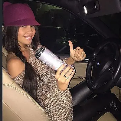 Новая модная женская зимняя теплая Круглая Шапка с кошачьими ушками шерстяная