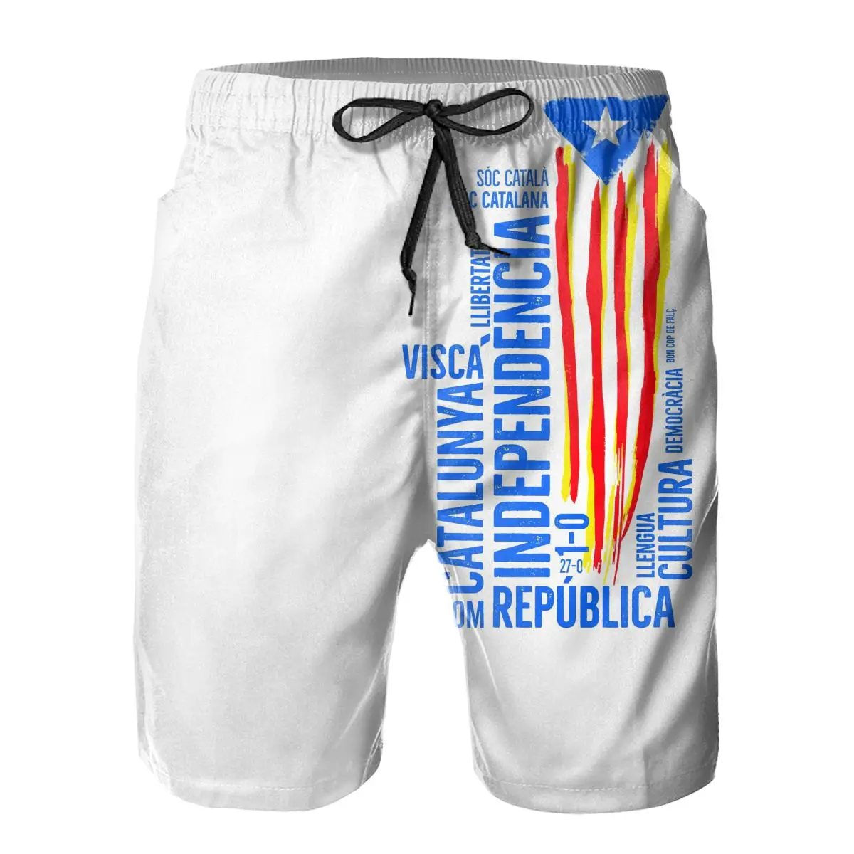 

Causal Breathable Quick Dry Humor Graphic R333 running ESTELADA GRUNGE PARAULES CATALUNYA Hawaii Pants