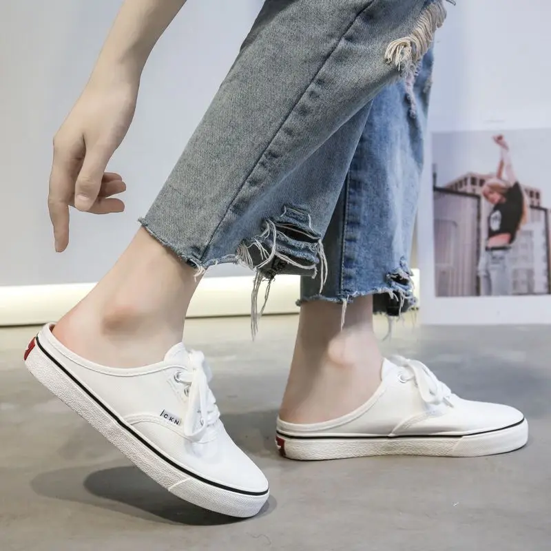 2020 женские сандалии летняя обувь плоские тапочки парусиновая модные кроссовки