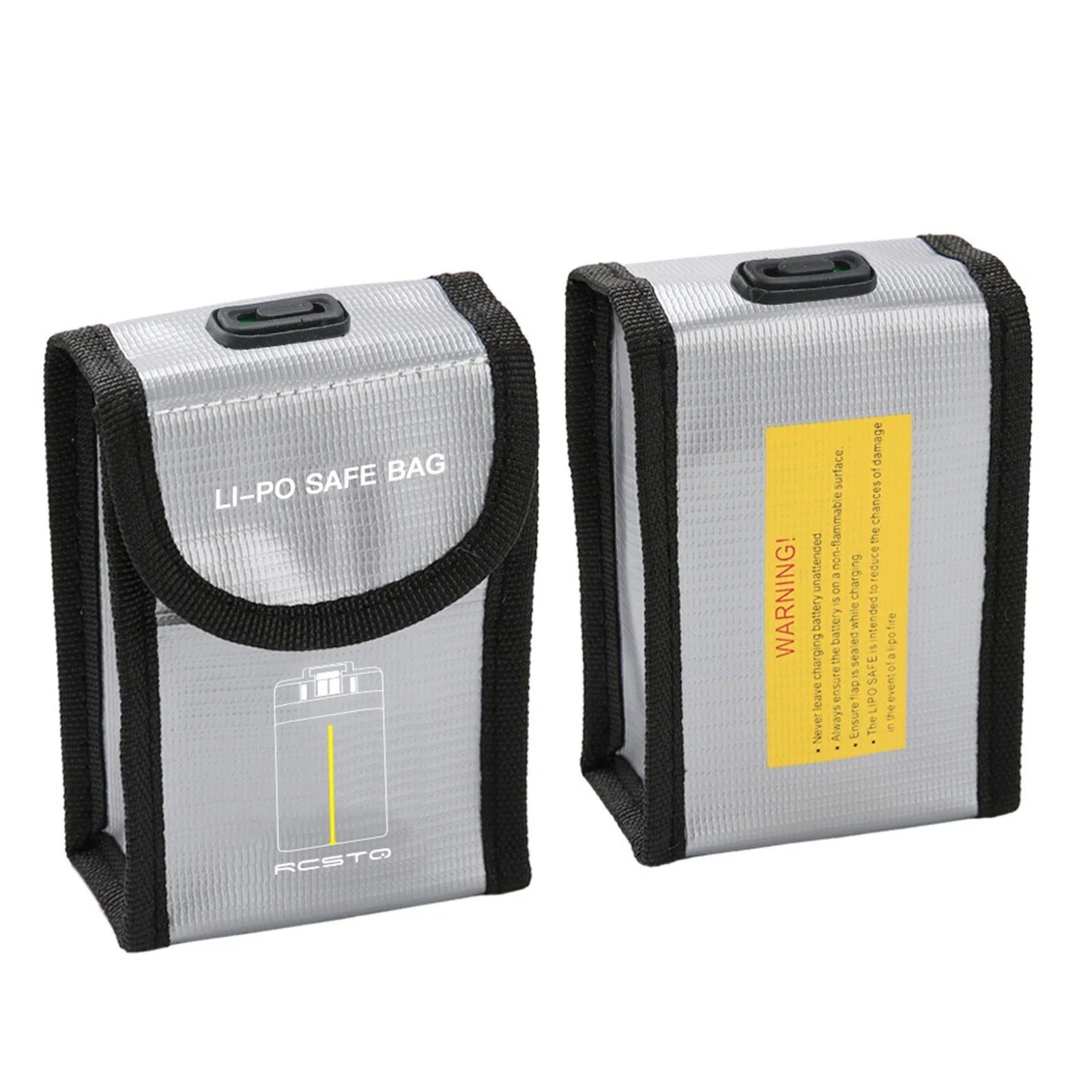 

Battery Safe Bag For Dji Mavic Air 2 Battery Explosion Proof Bag Safety Storage Cas Waterproof Closure Radiation Protection #K