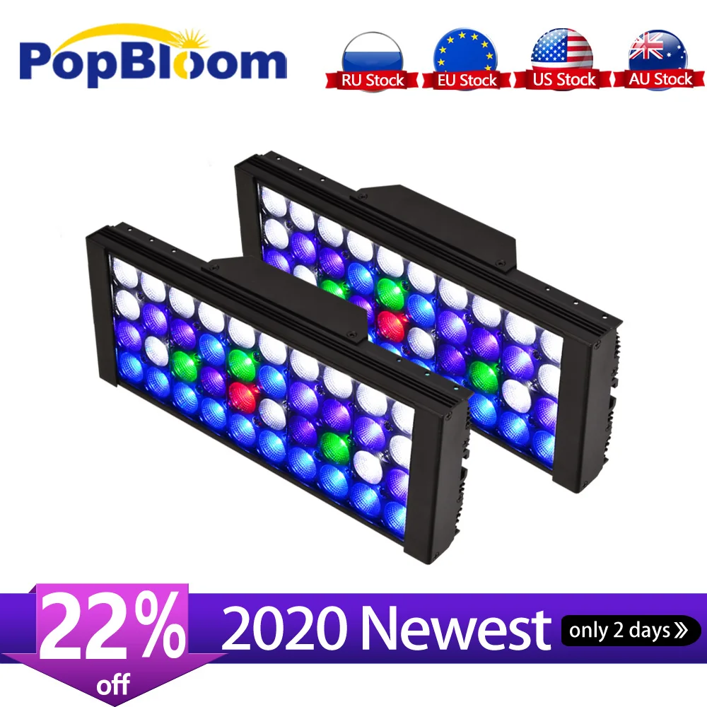 Светодиодная лампа для аквариума popblom MJ3BP2 светодиодная | Дом и сад