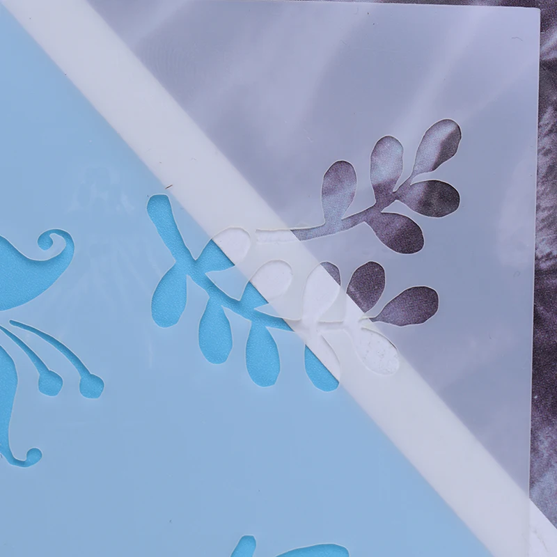 

Plastic Relief Flower Shaped Reusable Stencil Airbrush Painting Art DIY Scrap Booking Album Crafts Scrapbooking Stencil