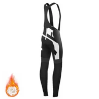 new mens winter cycling pants 2022 team black thermal fleece long bib pants mtb bicycle racing bib outdoor sweatpants