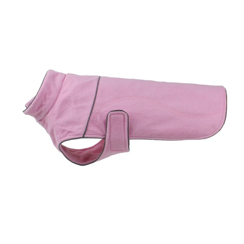 Pink Зимняя одежда для собак теплые куртки для собак большая одежда для собак костюм для средних больших собак бульдог Ropa Perro S-5XL - Цвет: Pink