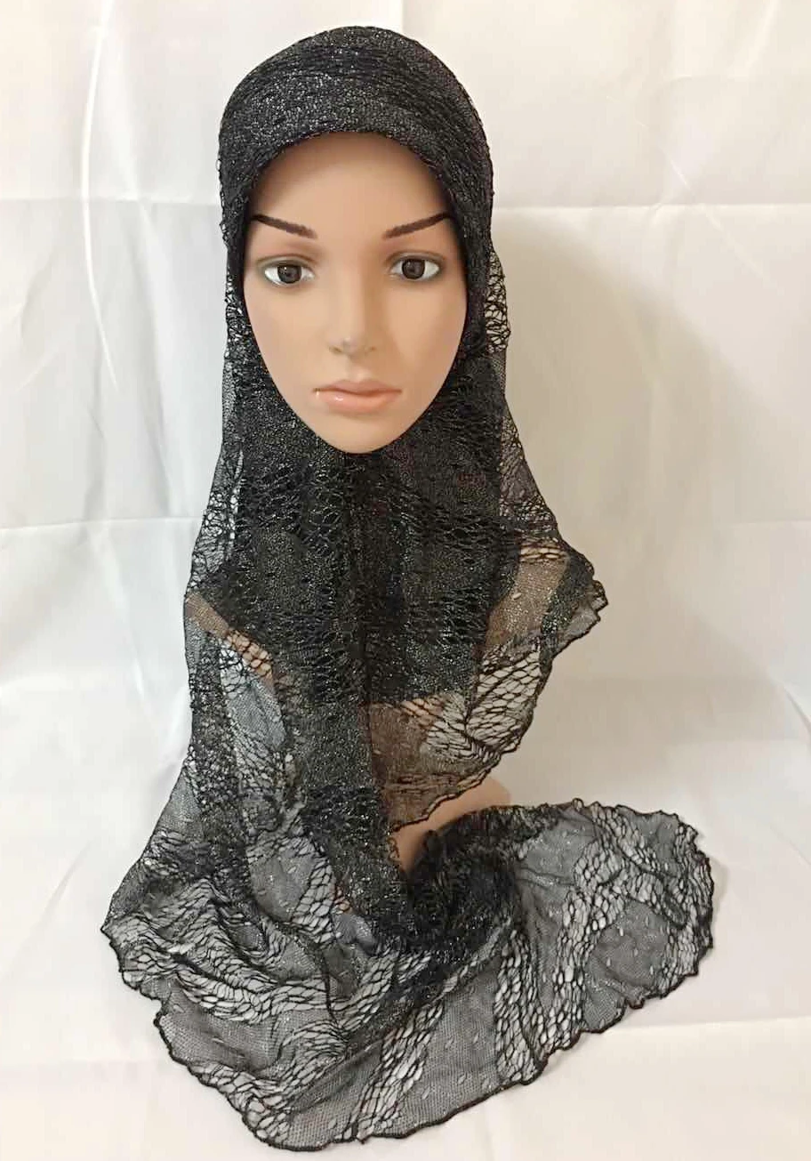 Модная женская мусульманская накидка Хиджаб Женский исламский шарф шали