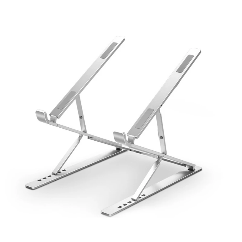 

Алюминиевая Подставка для ноутбука с 6 + 9 уровнями высоты, легкая, прочная, регулируемая, складная, совместима с ноутбуками 11-17in