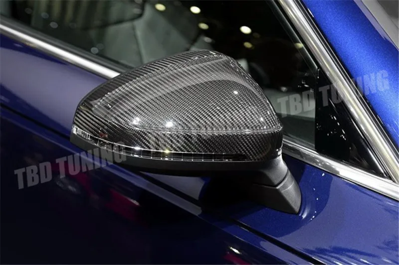 A4 A5 B9 углеродное волокно зеркальная Крышка для Audi A4 A5 B9 крышка зеркала заднего вида для Audi A4 A5 B9