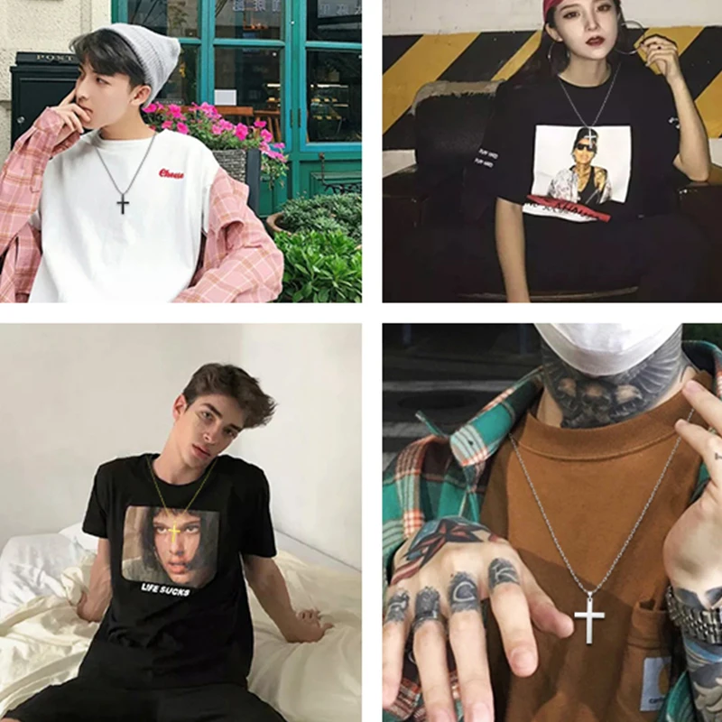 Мужской аксессуар Модная бижутерия на шею цепочка ожерелье подвески для мужчин