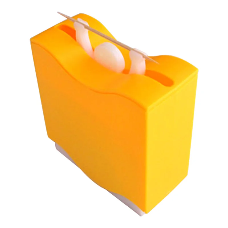 

1/5pcs Lifting Man Type Toothpick Dispenser Automatic Toothpick Box Household Supplies HK3