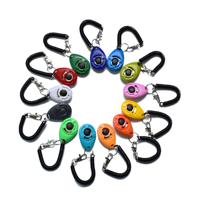 

Dog Clicker Toys Pet Tranining Clickers Obedience Dog Cat Training Trainer training aids