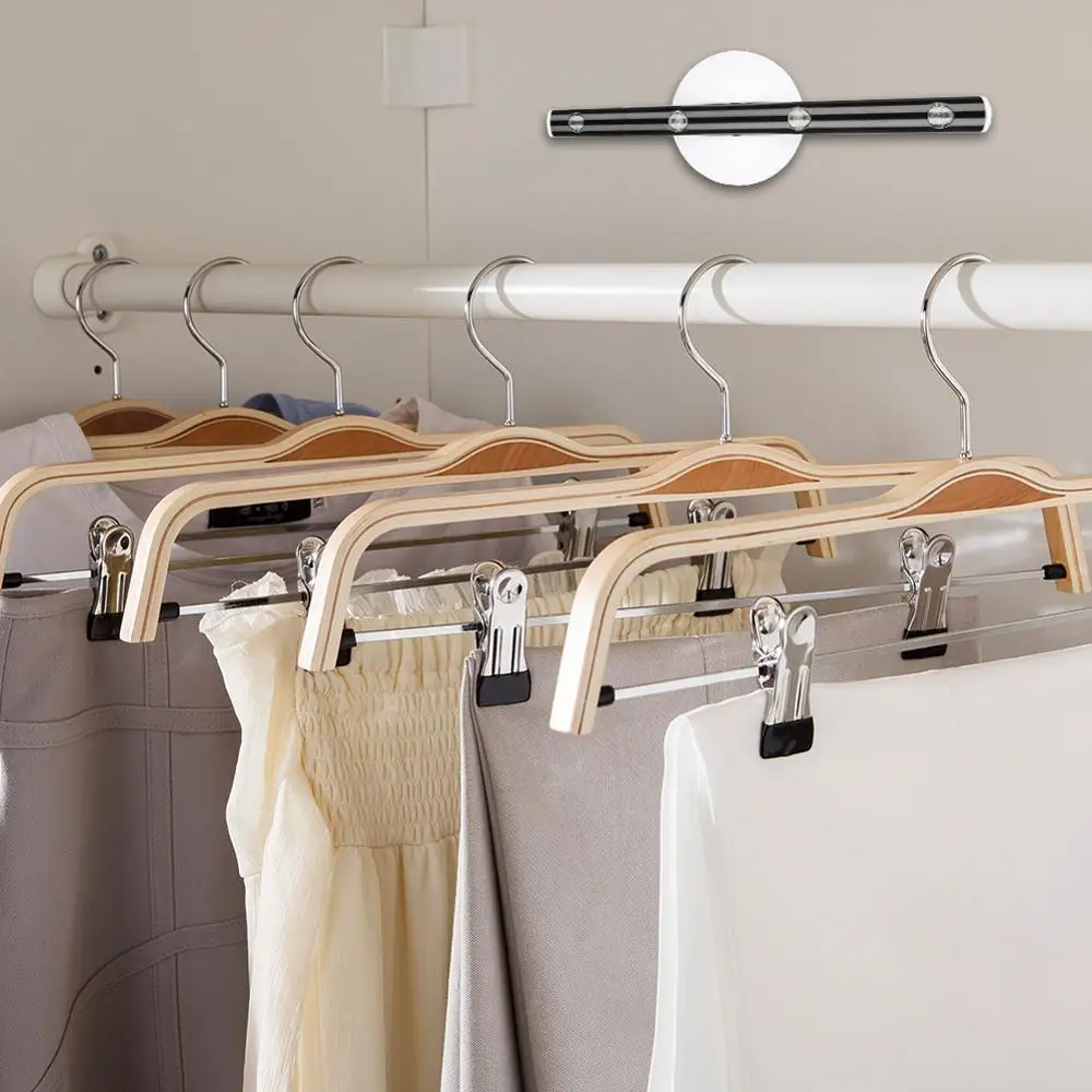 1 шт. Домашний Светильник для шкафа с 4 светодиодами ночник из алюминиевого сплава