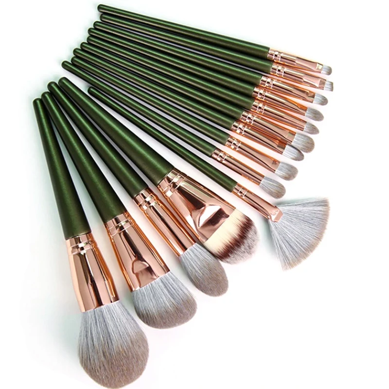 

14Pcs Makeup Brush Set Eyeshadow BB Cream Concealer Brush Loose Powder Blending Blush Professional Makeup Tools