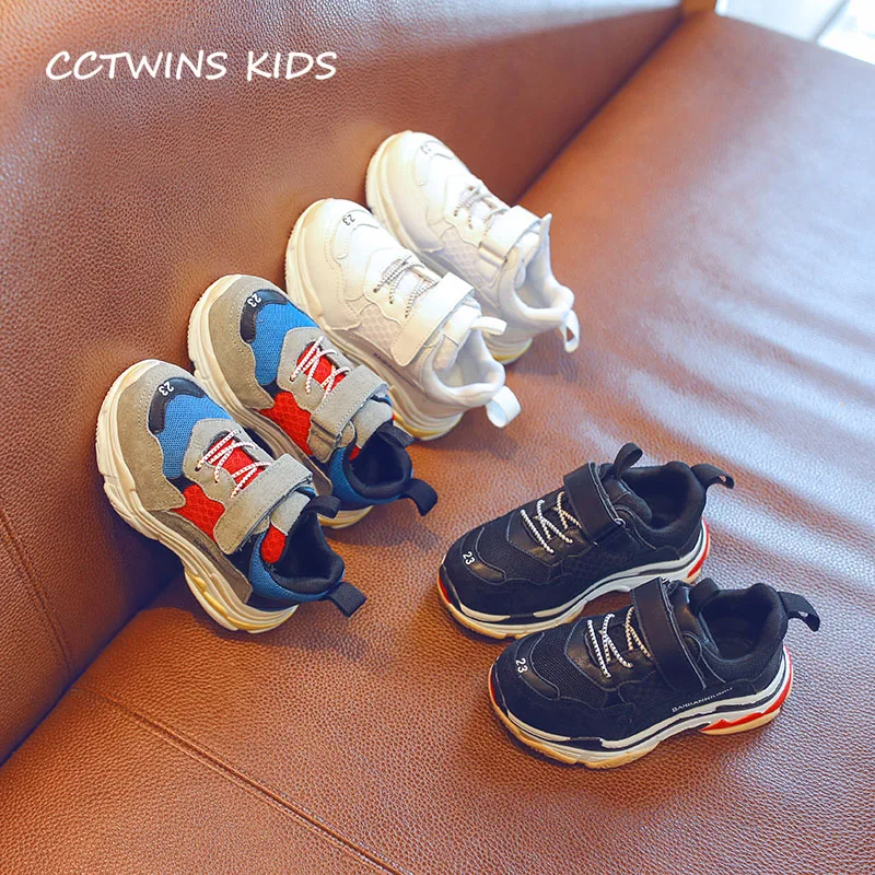 CCTWINS Детские 2019 весенние детские черные повседневные ботинки для маленьких