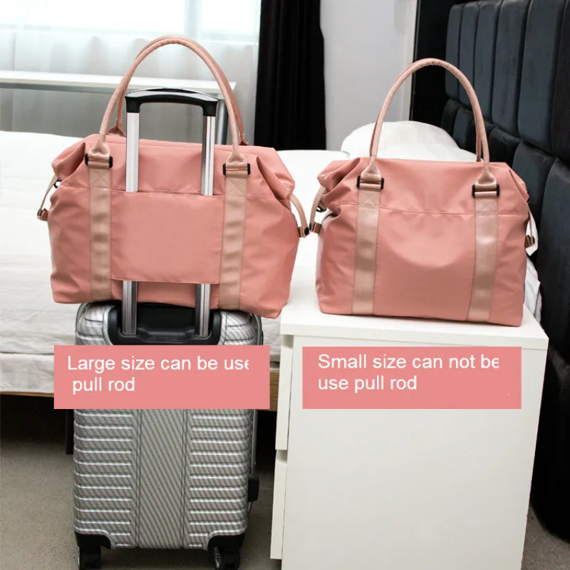 Нейлоновая женская спортивная сумка дорожные сумки для спортзала багажа