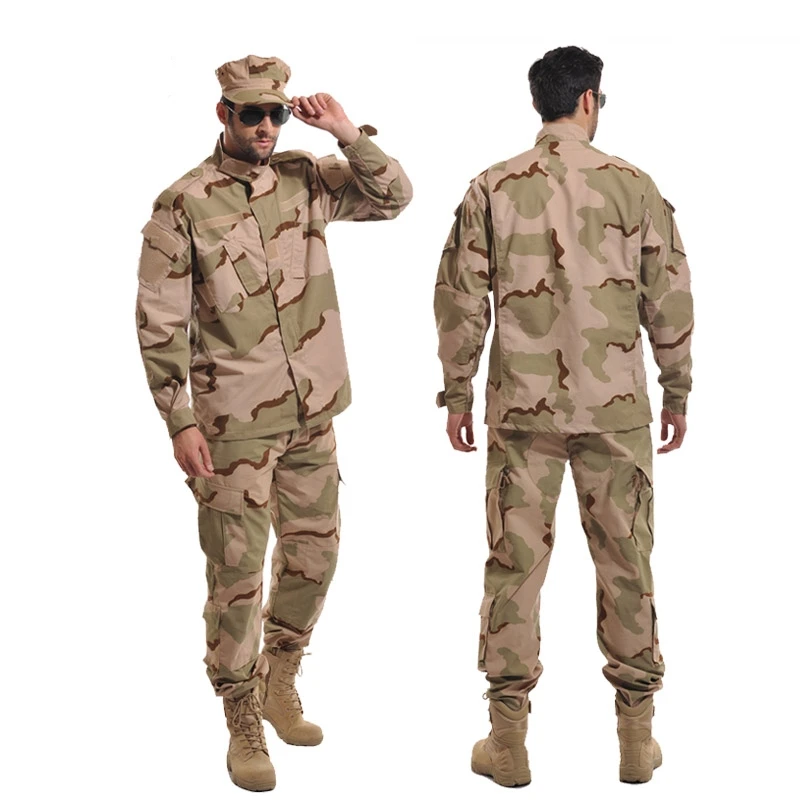 

Men's Hunting Clothing Military Tactical Uniform Combat Army Battlefield BDU Training Clothes Camouflage Airsoft Ghillie Suit