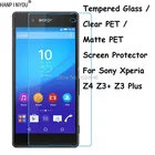 Закаленное стеклопрозрачная ПЭТматовая ПЭТ-защитная пленка для экрана Sony Xperia Z4 Z3plus Z3 Plus E6533 E6553 5,2