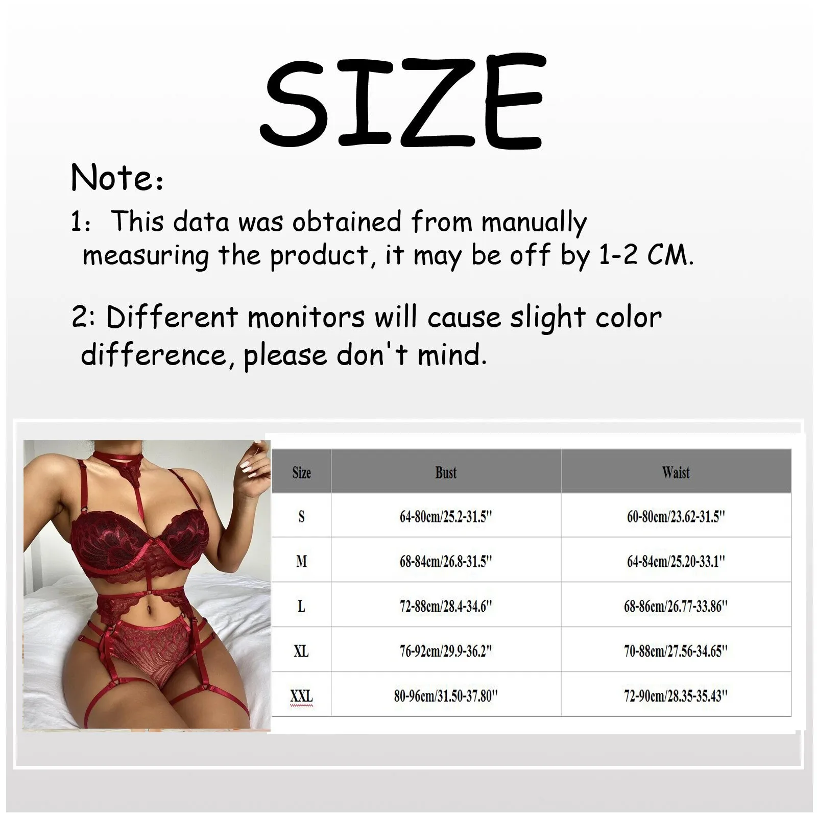 

3PC 2021 New Fashion Ladies Strap Lace Crochet Cutout Teddy Lingerie Embroidery Gauze Underwear Lingerie Set with Garter Hot L*5