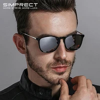 simprect polarized sunglasses for men 2022 luxury brand designer square sun glasses fashion vintage retro uv400 shades for women