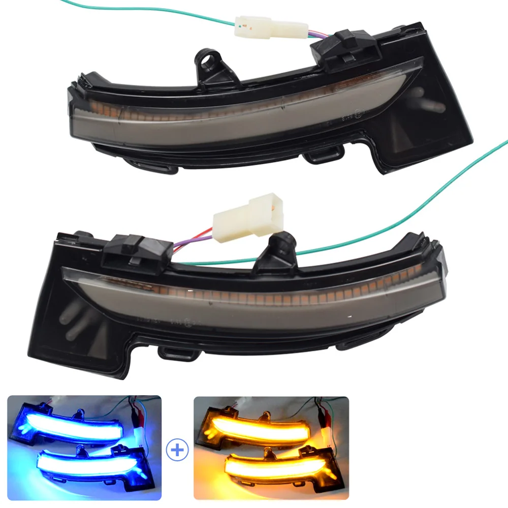 

2pcs Rearview Mirror Dynamic Blinker Turn Signal LED Light For Skoda Octavia MK3 5E 2013-2019
