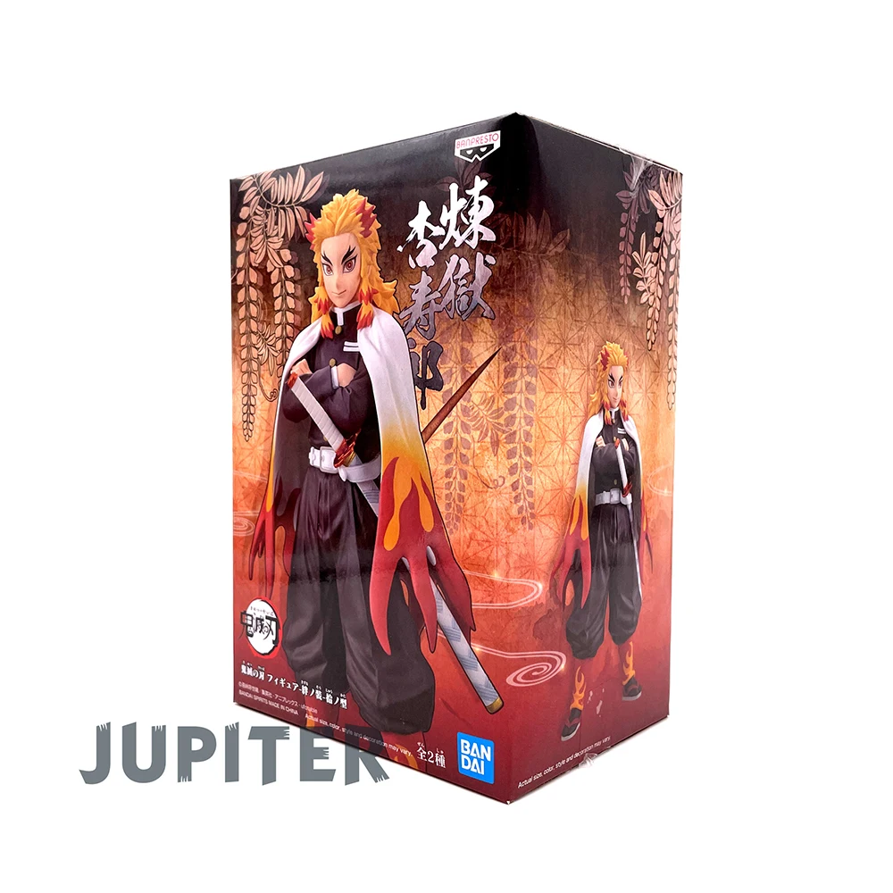 

17cm BANDAI Original Demon Slayer Anime Figures Action DXF Rengoku Kyoujurou PVC Model Toy Collectible Statue Figure Gift