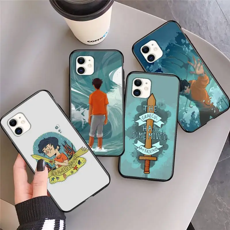 

Percy jackson Cartoon movie Phone Case For iphone 12 11Pro Max 11 XR XS Max X 8 7 6 5 se 2020 Fundas Cover Shell
