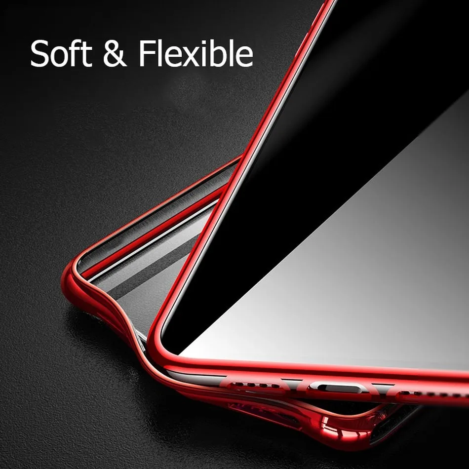 Luxury Phone Case for IPhone 11 Transparent Soft Silicone Shockproof Clear Hybrid Cover Pro Max Coque | Мобильные телефоны и