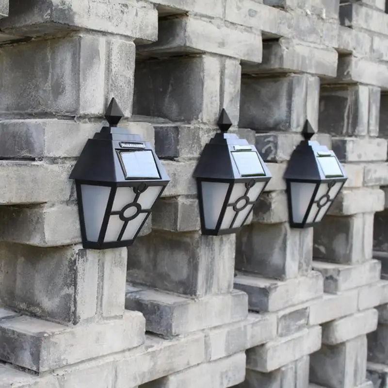 Ретро Шестигранная 28 светодиодная лампа на солнечной батарее динамический фалм